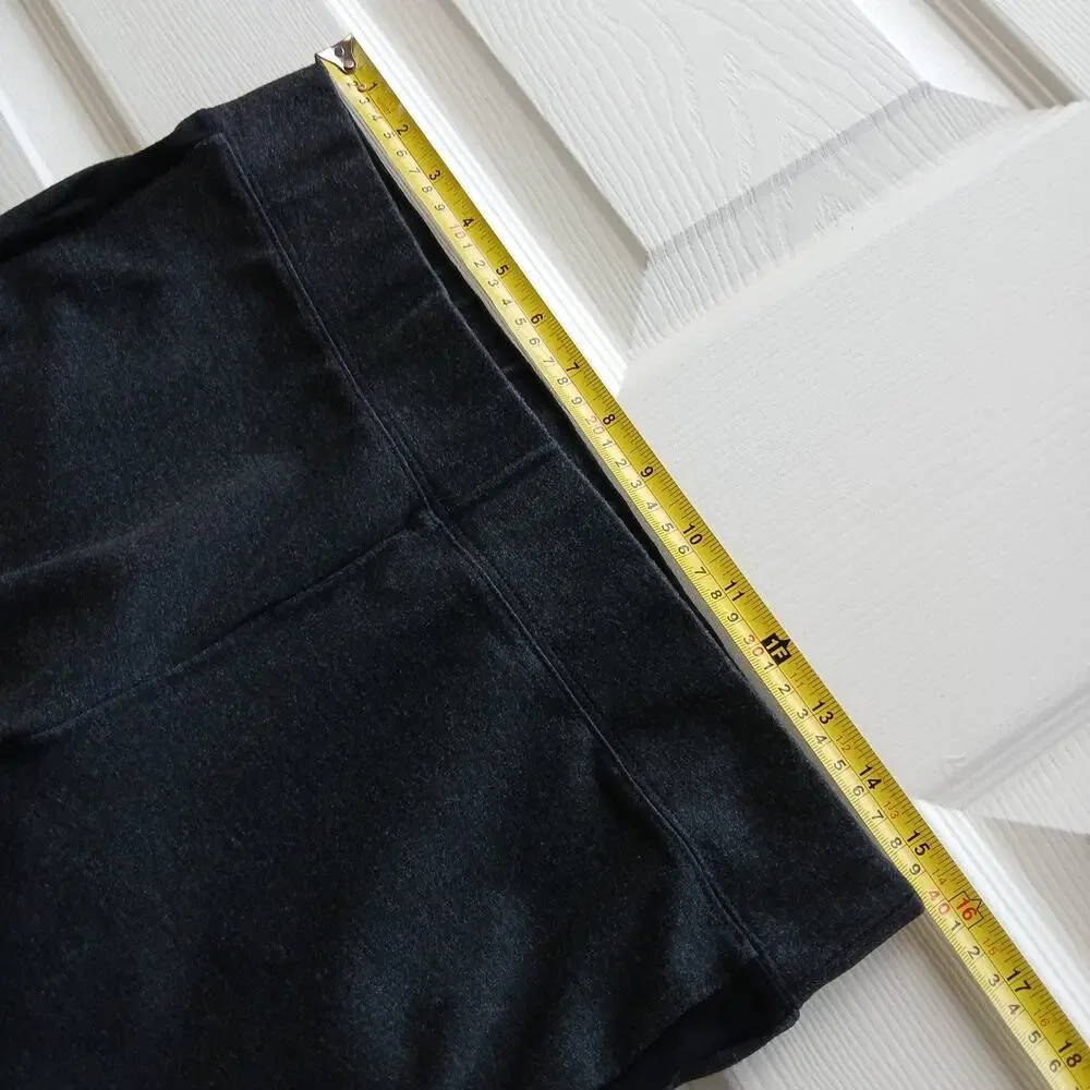 Old Navy Side Stripe Stevie Skinny Ankle Pants L heather grey hidden ankle zip - Picture 8 of 13